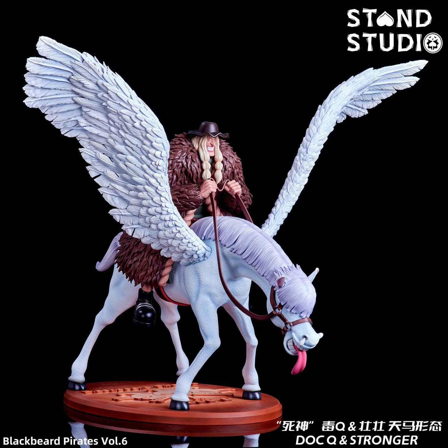 One Piece Stand Studio Doc Q & Stronger Pegasus Resin Statue - Santoryu Resins Collectors
