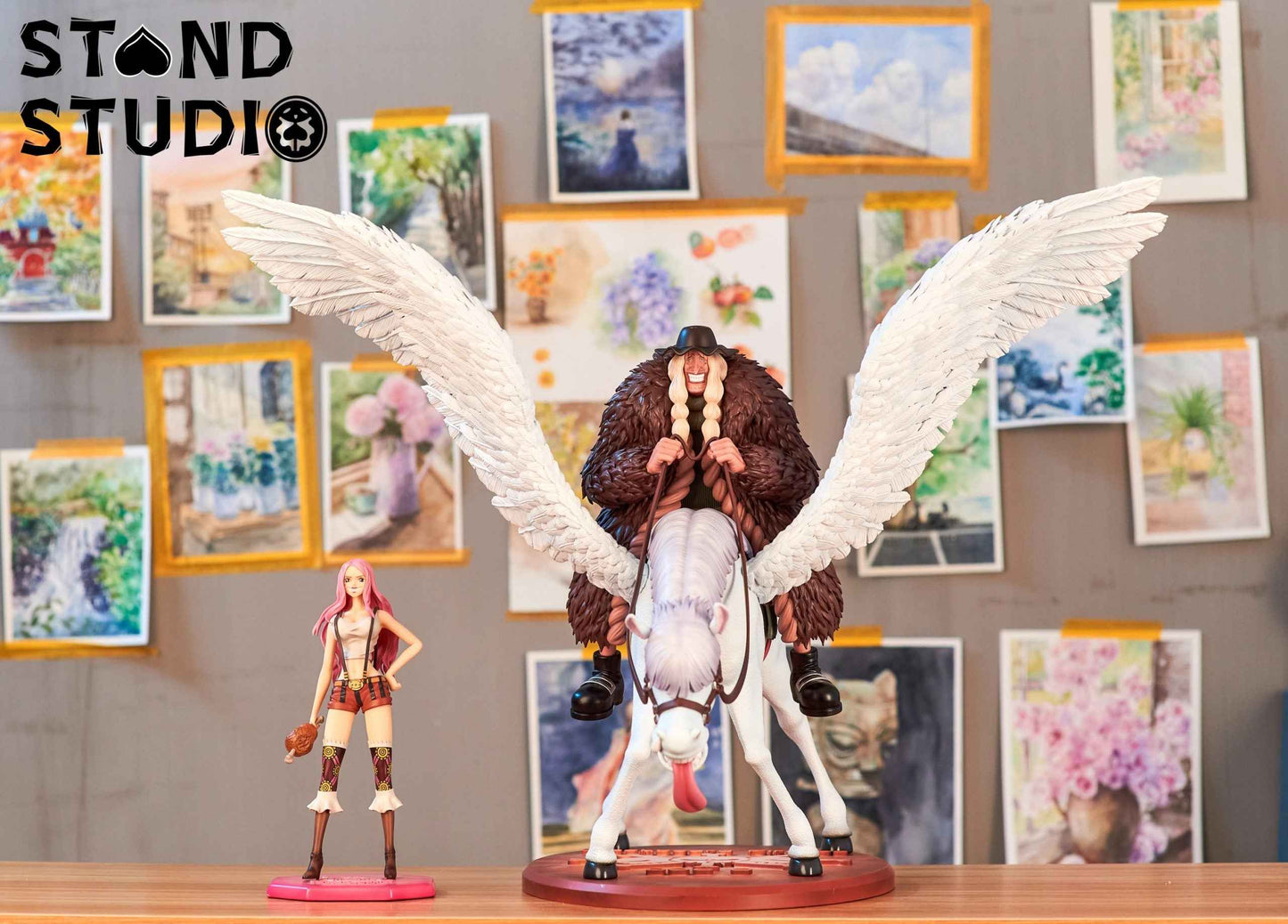 One Piece Stand Studio Doc Q & Stronger Pegasus Resin Statue - Santoryu Resins Collectors