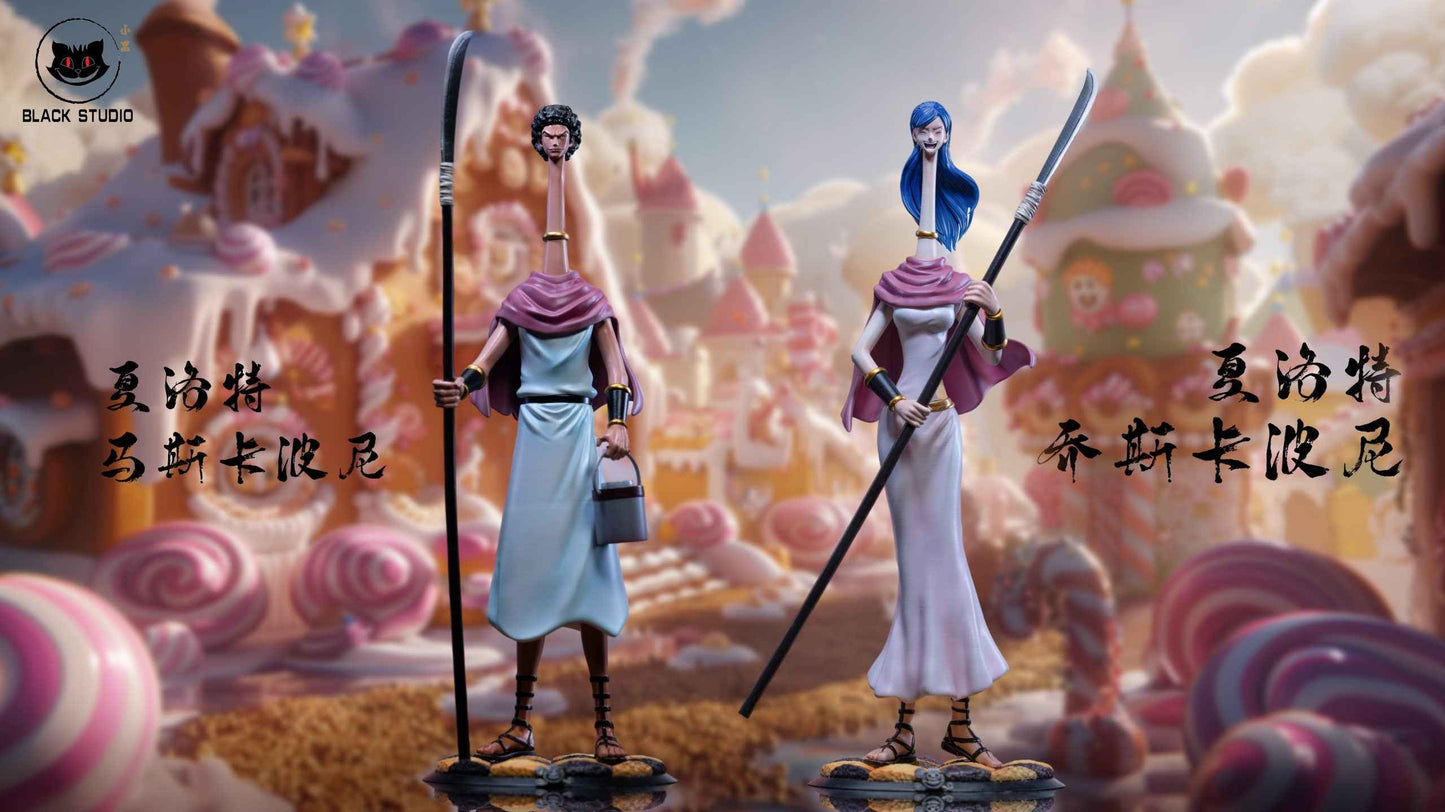 One Piece Black Studio Charlotte Mascarpone & Charlotte Joscarpone Resin Statue - Santoryu Resins Collectors