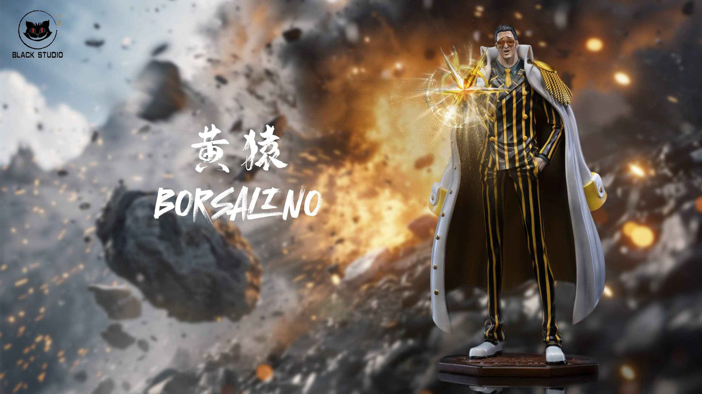 One Piece ~ Black Studio ~ Aokiji (Kuzan) & Kizaru (Borsalino) ~ Resin Statue - Santoryu Resins Collectors