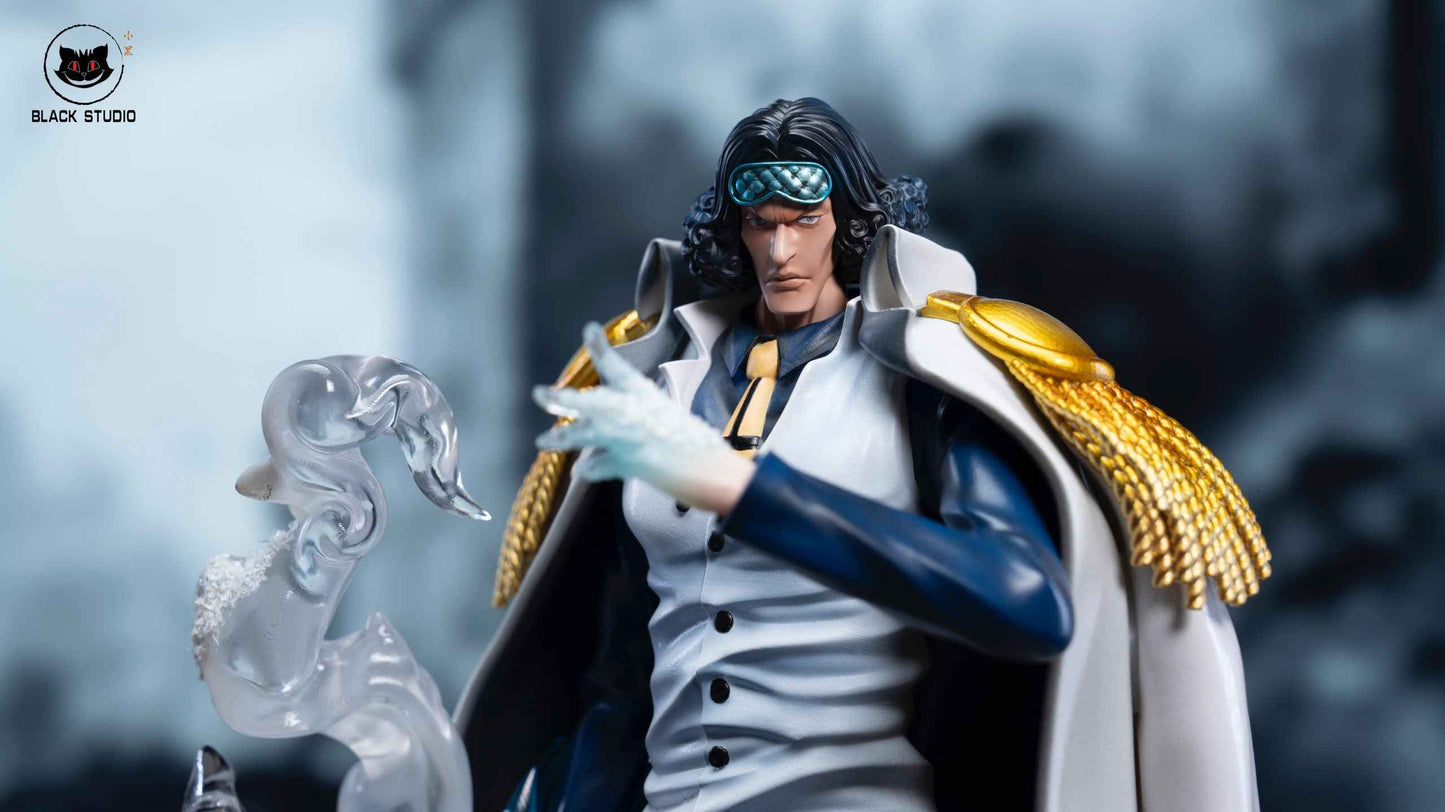 One Piece ~ Black Studio ~ Aokiji (Kuzan) & Kizaru (Borsalino) ~ Resin Statue - Santoryu Resins Collectors