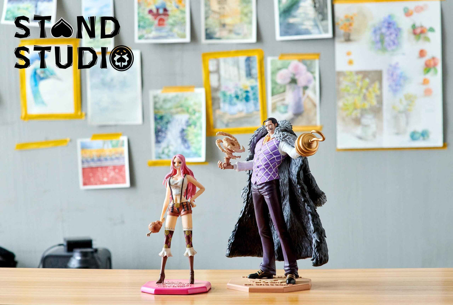 One Piece ~ Stand Studio ~ Crocodile ~ Resin Statue - Santoryu Resins Collectors