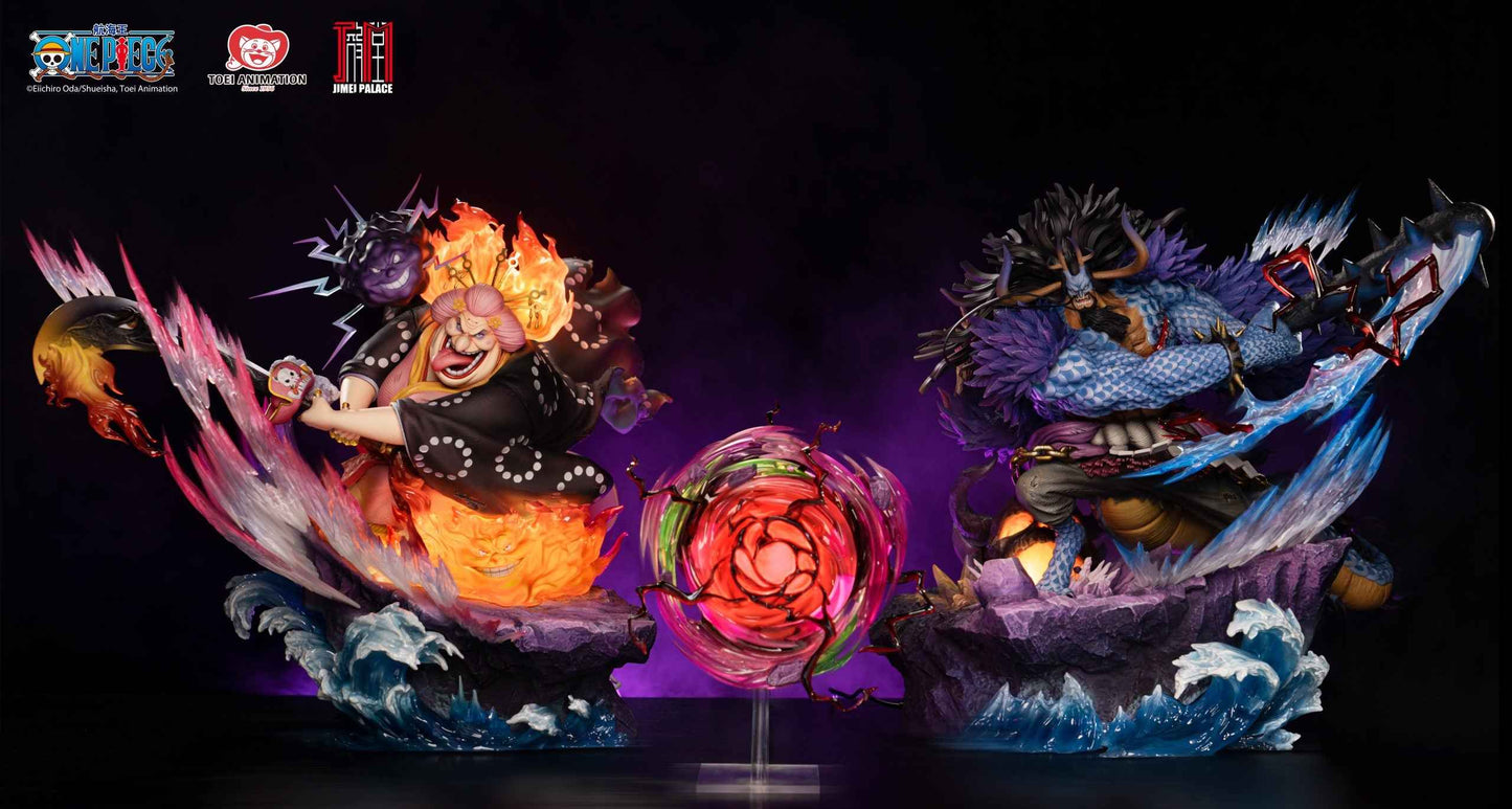 One Piece Jimei Palace Big Mom & Kaido Licensed Resin Statue - Santoryu Resins Collectors
