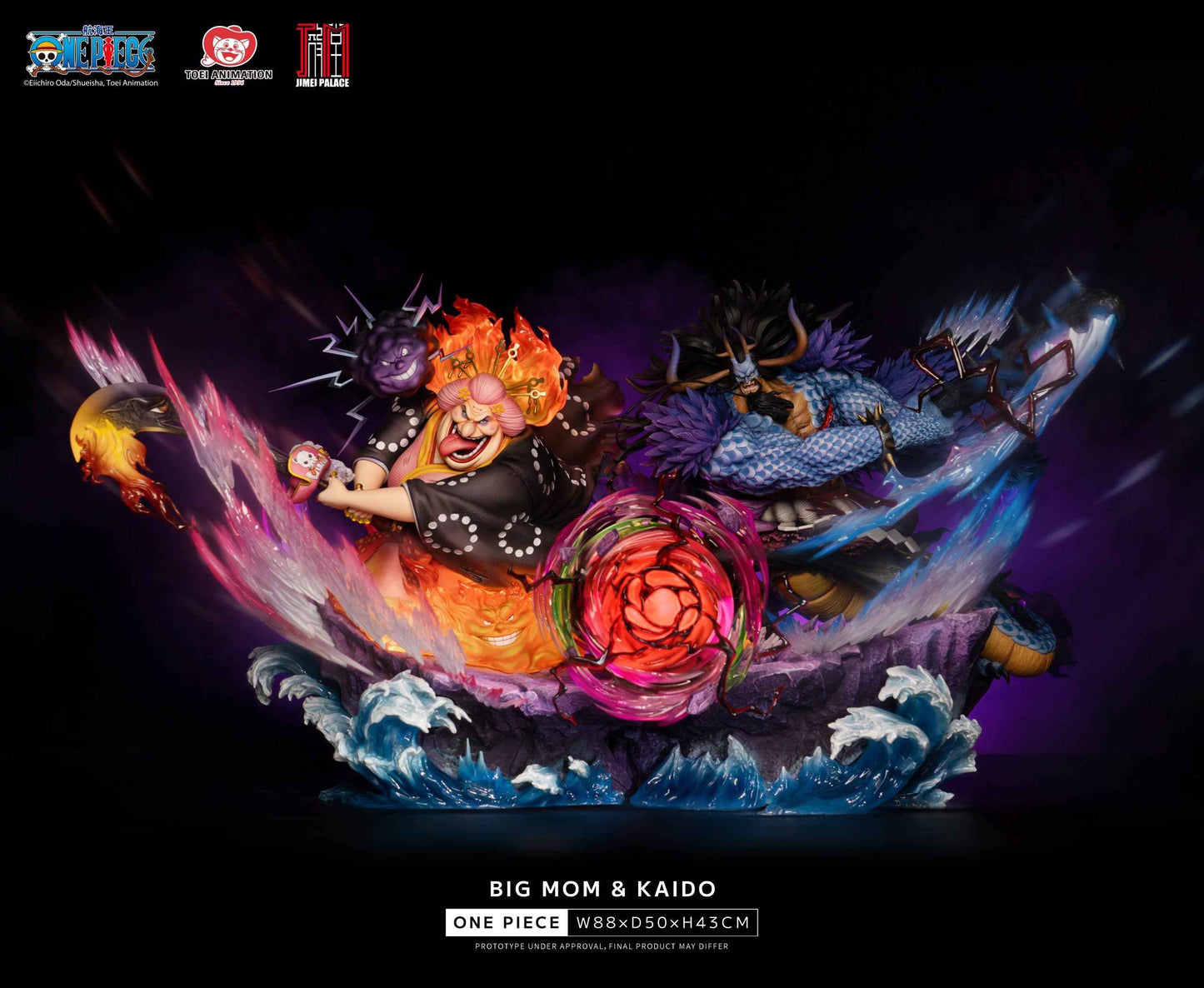 One Piece Jimei Palace Big Mom & Kaido Licensed Resin Statue - Santoryu Resins Collectors