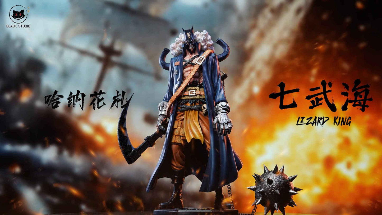 One Piece ~ Black Studio ~ Hanafuda King of Lizards ~ Resin Statue - Santoryu Resins Collectors