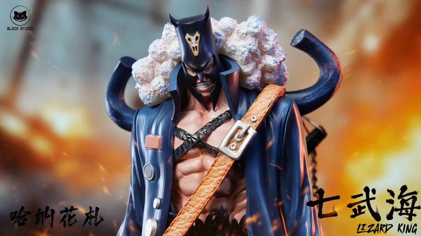 One Piece ~ Black Studio ~ Hanafuda King of Lizards ~ Resin Statue - Santoryu Resins Collectors