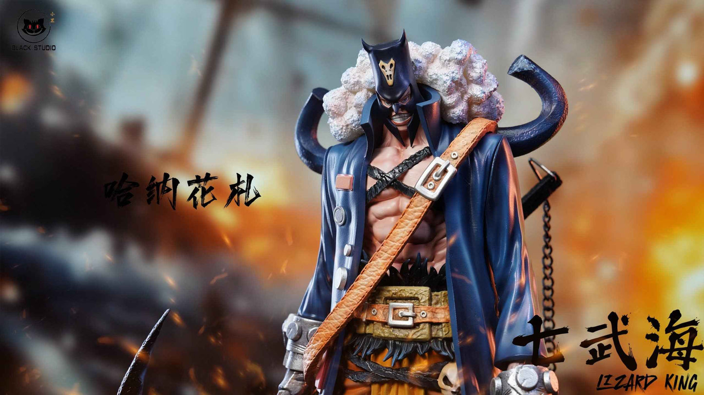 One Piece ~ Black Studio ~ Hanafuda King of Lizards ~ Resin Statue - Santoryu Resins Collectors