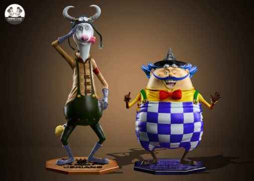 One Piece Clone Studio Ushiano & Gambo Resin Statues - Santoryu Resins Collectors