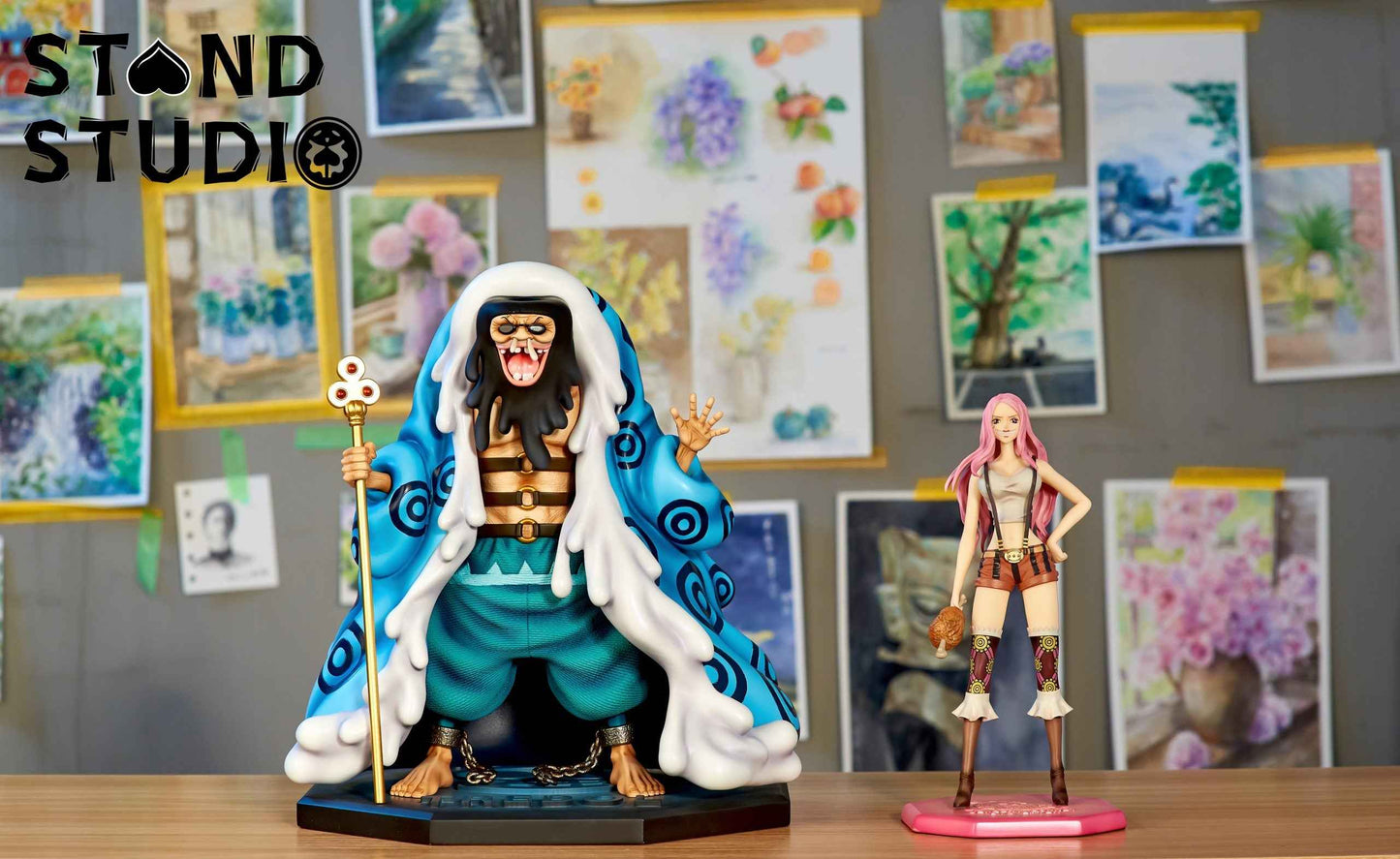 One Piece Stand Studio Trebol Resin Statue - Santoryu Resins Collectors