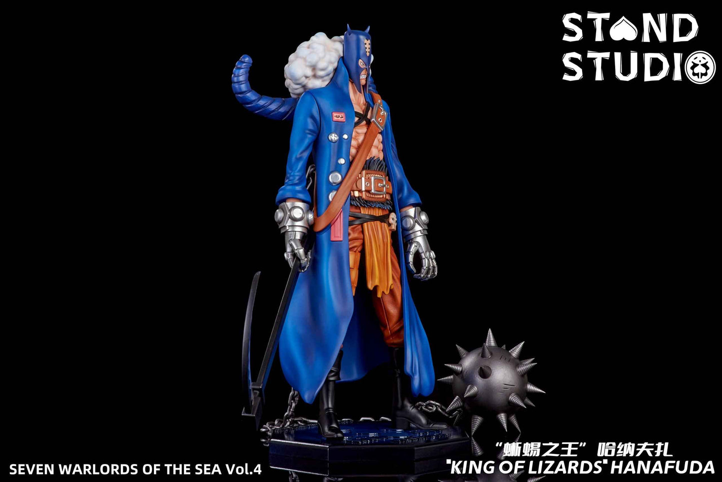 One Piece ~ Stand Studio ~ Hanafuda "King of Lizards" ~ Resin Statue - Santoryu Resins Collectors