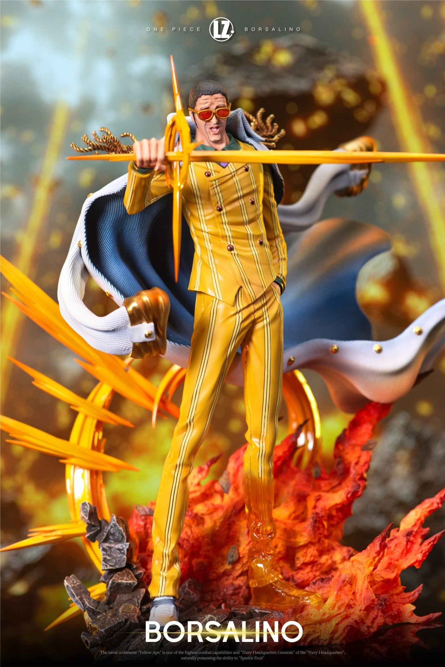 One Piece LZ Studio Borsalino "Kizaru" Resin Statue - Santoryu Resins Collectors