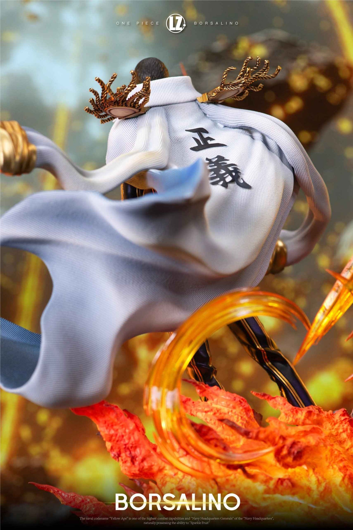 One Piece LZ Studio Borsalino "Kizaru" Resin Statue - Santoryu Resins Collectors