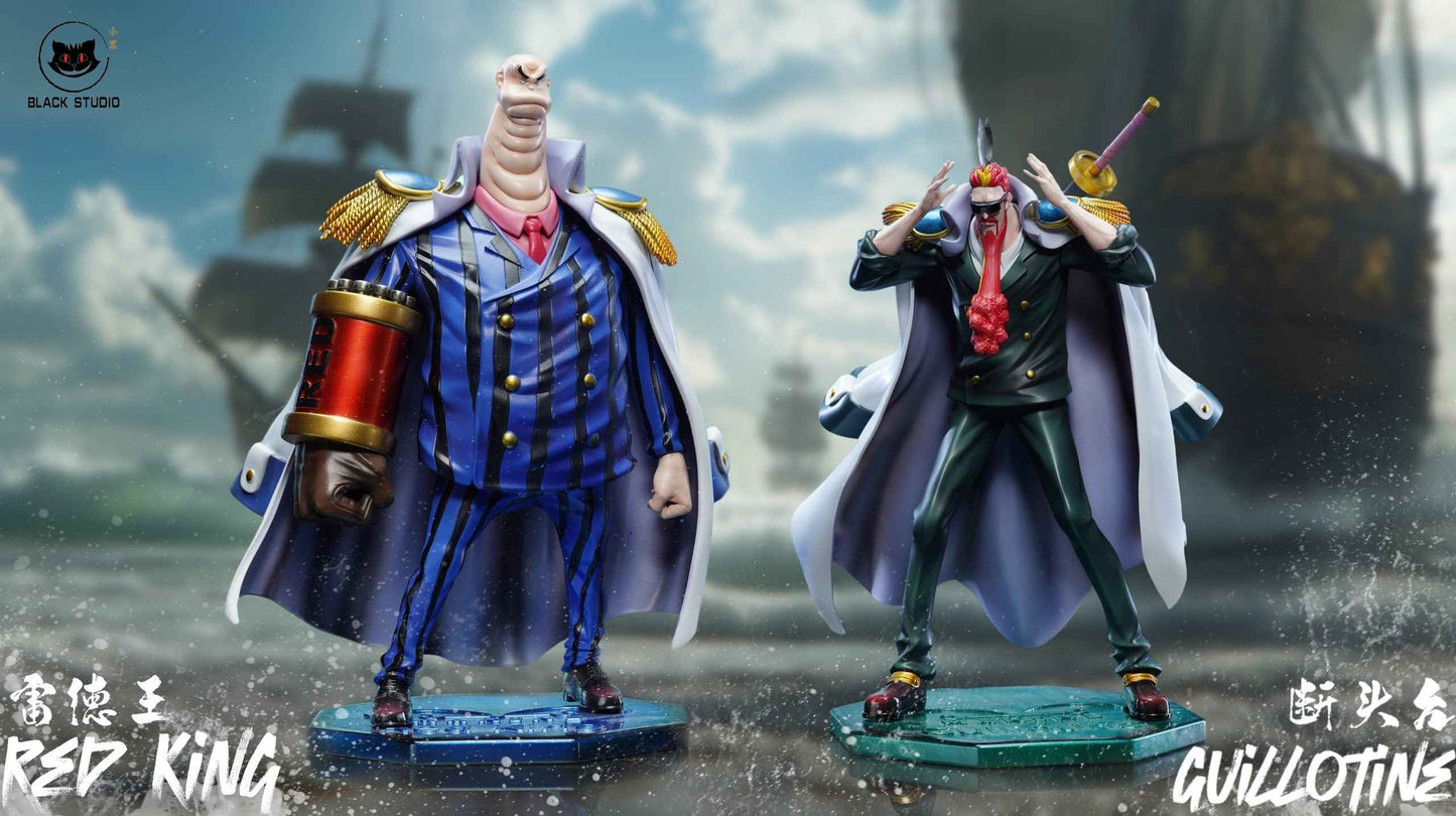 One Piece ~ Black Studio ~ Guillotine & Red King ~ Resin Statues - Santoryu Resins Collectors