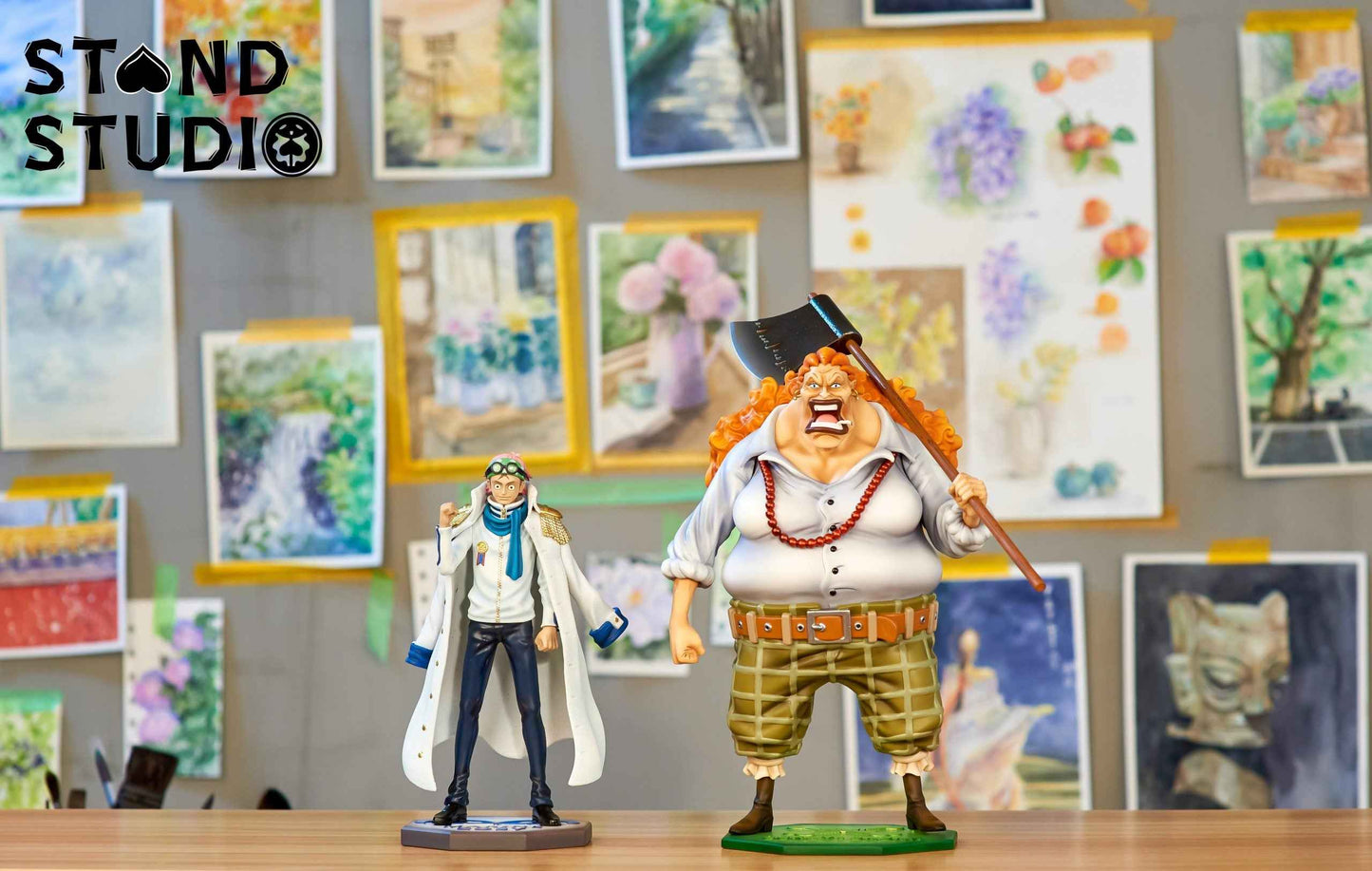 One Piece ~ Stand Studio ~ Curly Dadan ~ Resin Statue - Santoryu Resins Collectors