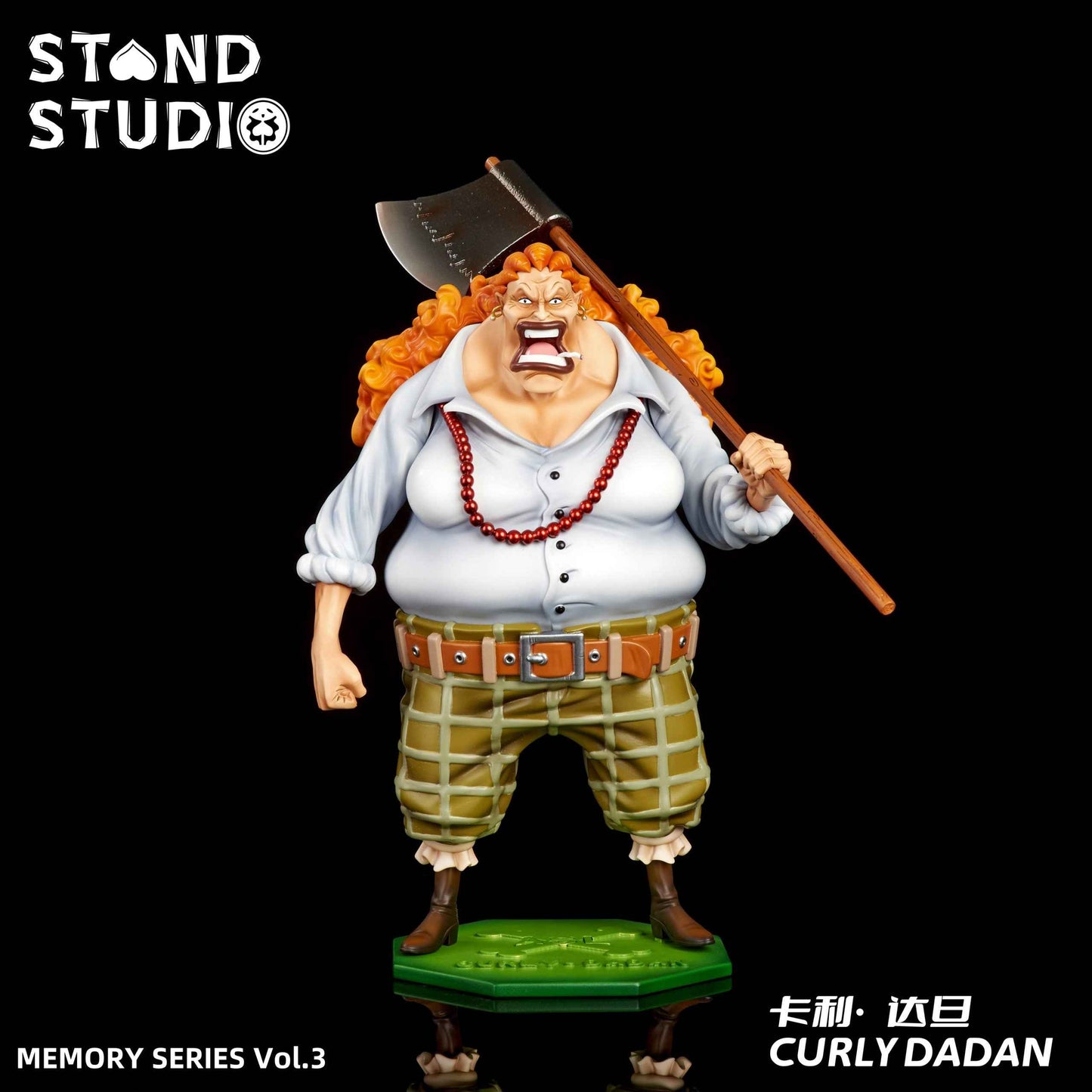 One Piece ~ Stand Studio ~ Curly Dadan ~ Resin Statue - Santoryu Resins Collectors
