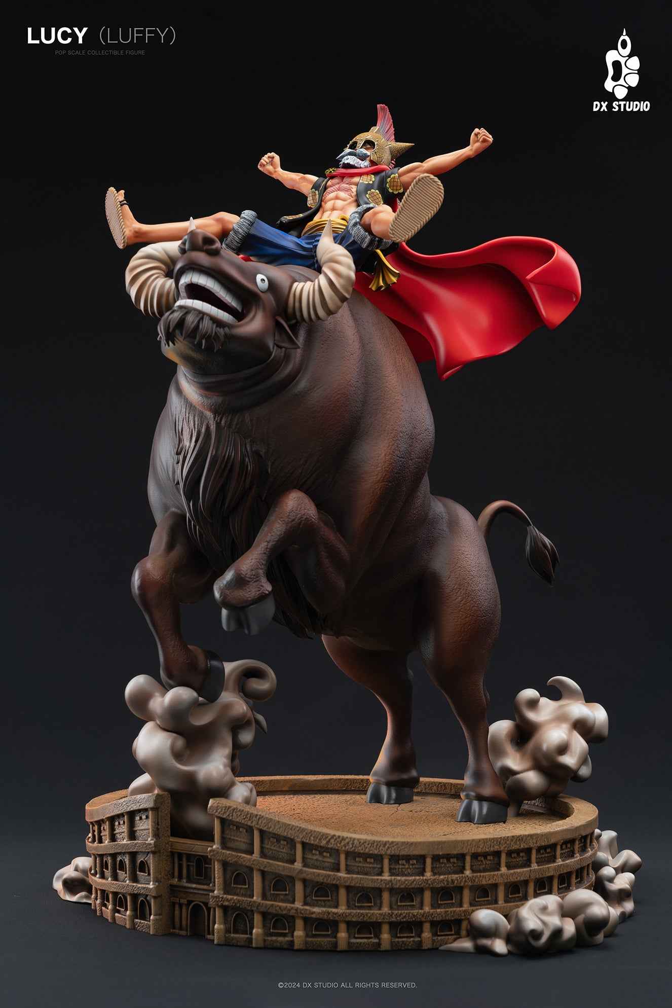 One Piece ~ DX Studio ~ Monkey D Luffy "Lucy" On A Bull Ucy "The Brutal Bull" ~ Resin Statue - Santoryu Resins Collectors