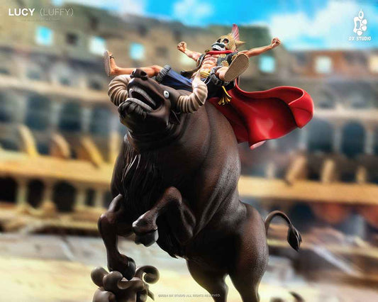 One Piece ~ DX Studio ~ Monkey D Luffy "Lucy" On A Bull Ucy "The Brutal Bull" ~ Resin Statue - Santoryu Resins Collectors