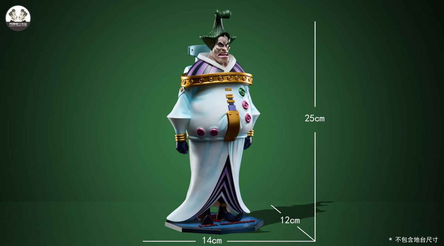 One Piece ~ Clone Studio ~ Saint Donquixote Mjosgard & Saint Jalmack ~ Resin Statues - Santoryu Resins Collectors
