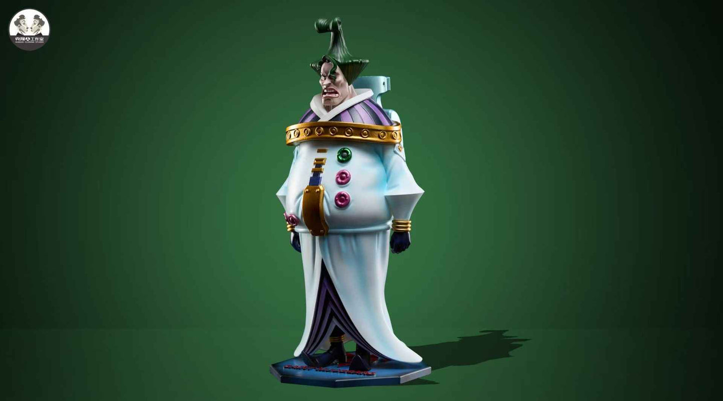 One Piece ~ Clone Studio ~ Saint Donquixote Mjosgard & Saint Jalmack ~ Resin Statues - Santoryu Resins Collectors