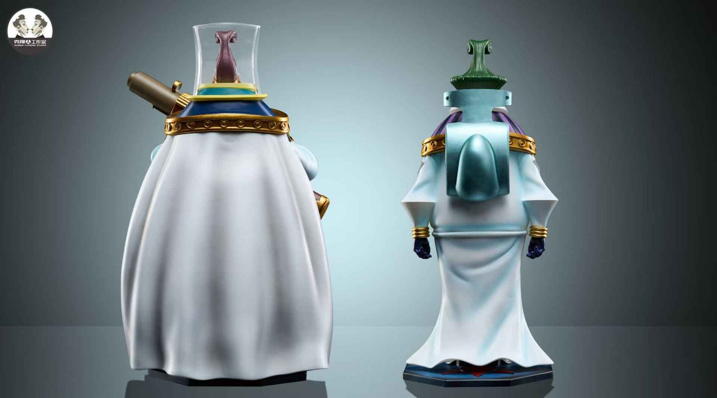 One Piece ~ Clone Studio ~ Saint Donquixote Mjosgard & Saint Jalmack ~ Resin Statues - Santoryu Resins Collectors