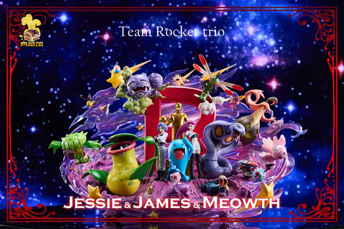 Pokémon ~ Collection Hall Studio ~ Team Rocket ~ Resin Statue - Santoryu Resins Collectors