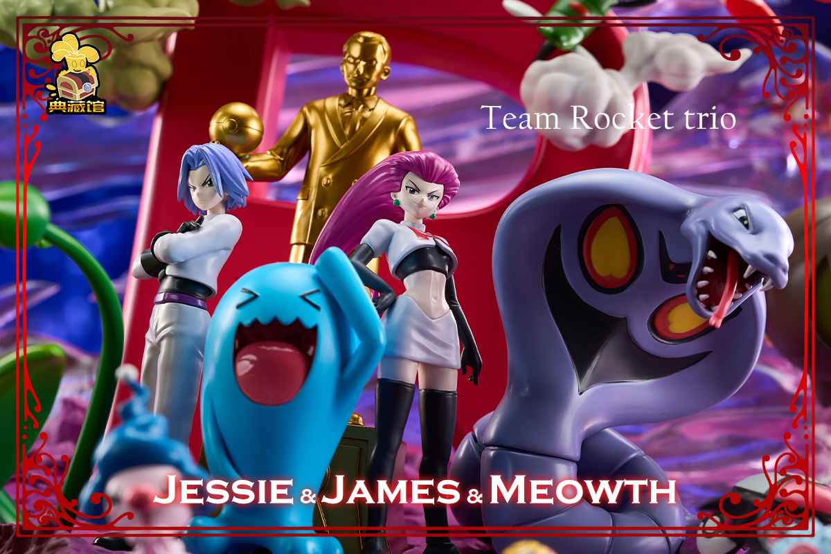 Pokémon ~ Collection Hall Studio ~ Team Rocket ~ Resin Statue - Santoryu Resins Collectors