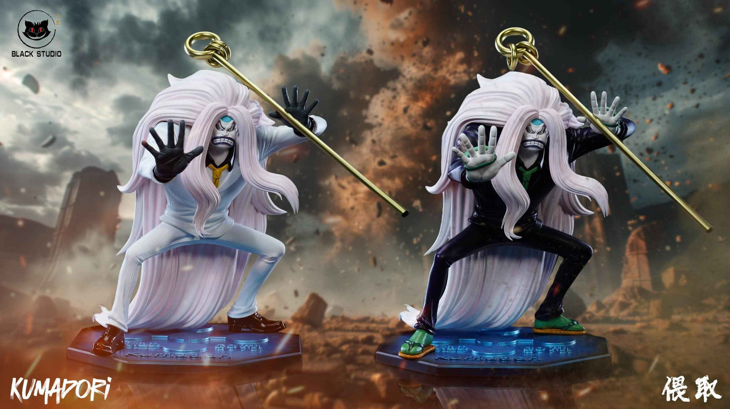 One Piece Black Studio Kumadori & Jabra Resin Statue - Santoryu Resins Collectors