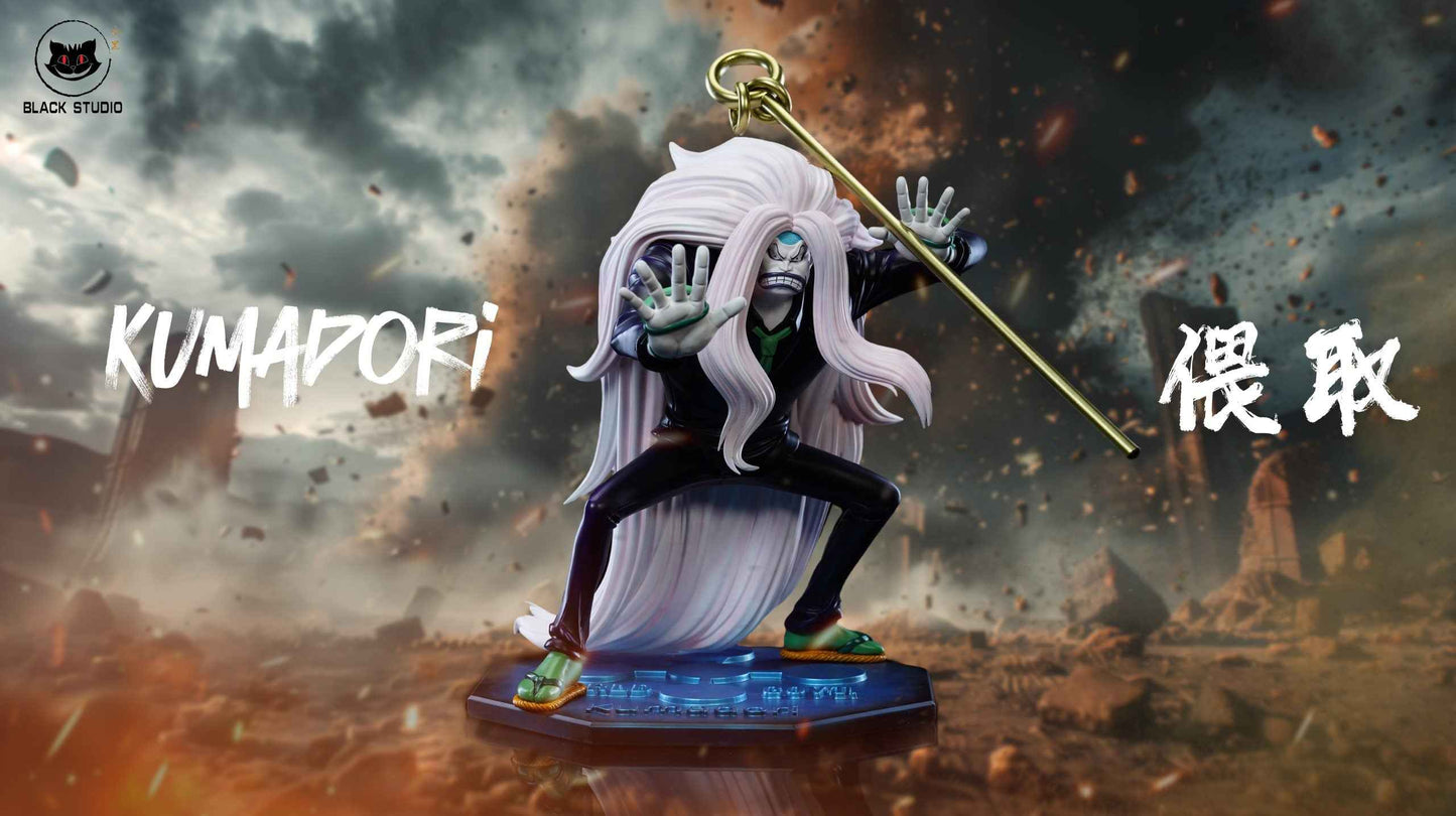 One Piece Black Studio Kumadori & Jabra Resin Statue - Santoryu Resins Collectors