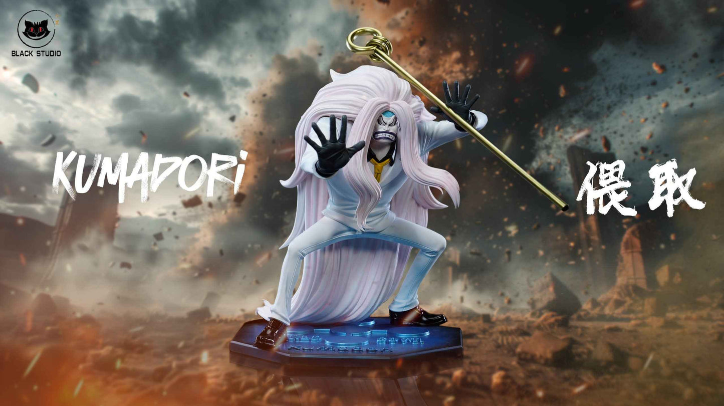 One Piece Black Studio Kumadori & Jabra Resin Statue - Santoryu Resins Collectors