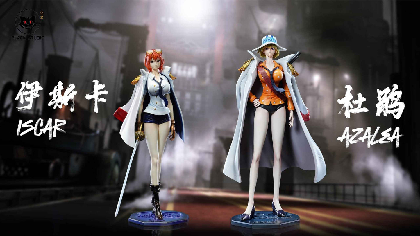One Piece ~ Black Studio ~ Isuka & Hototogisu ~ Navy Series ~ Resin Statue - Santoryu Resins Collectors
