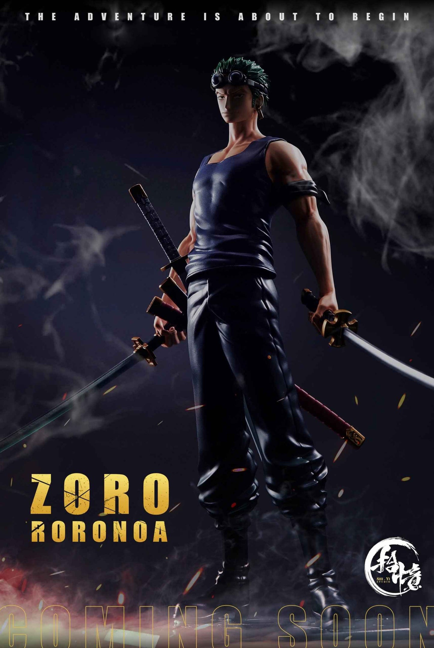 One Piece ~ Shi Yi Old Memories Studio ~ Rononoa Zoro ~ Skypiea outfit ~ Resin Statue - Santoryu Resins Collectors