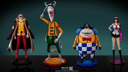 One Piece New Century Studio Gambo Ushiano Ahiru Jiron Resin Statues - Santoryu Resins Collectors