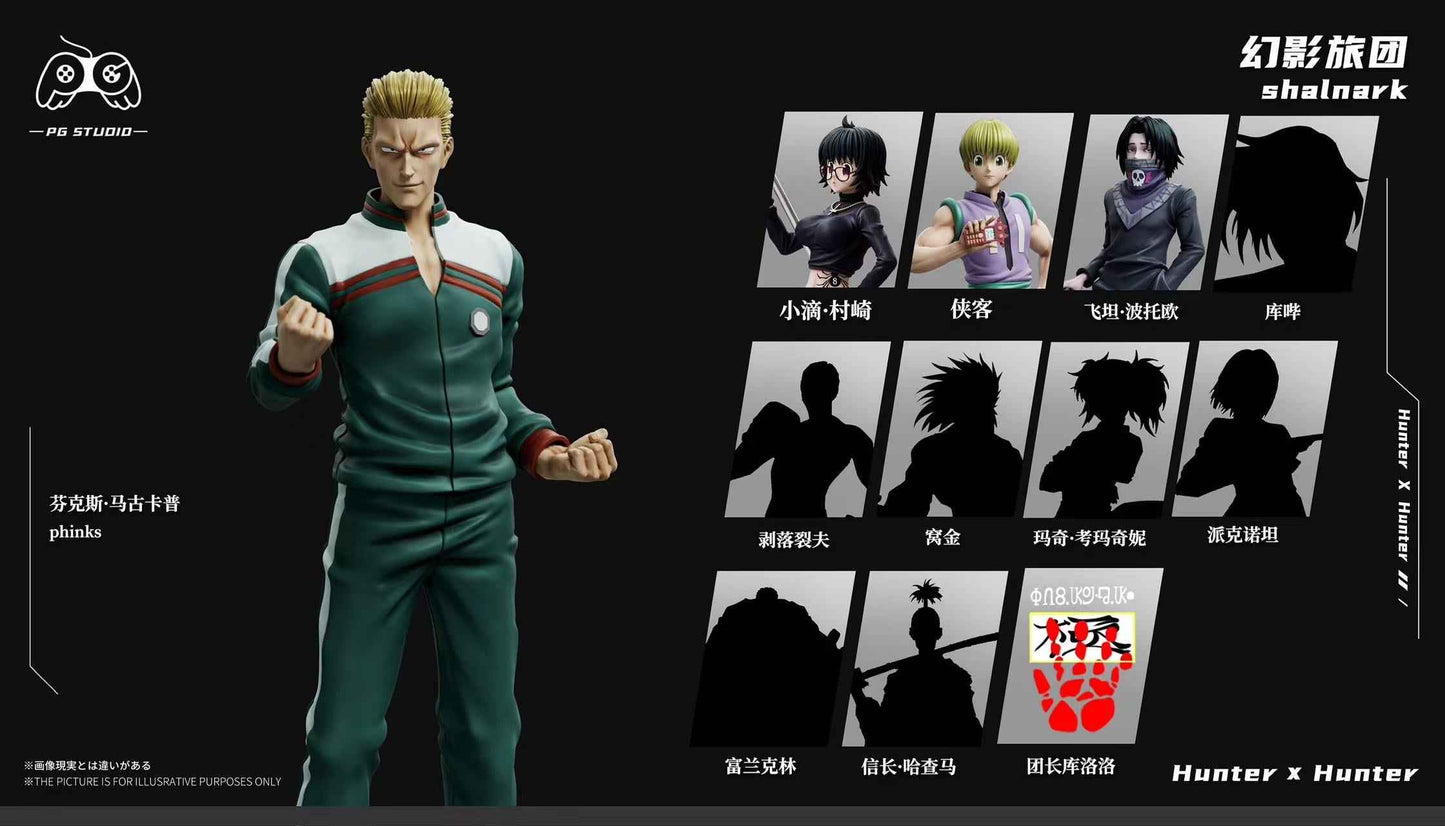 Hunter x Hunter ~ PG Studio ~ Feitan Portor & Phinks Magcub ~ Resin Statue - Santoryu Resins Collectors