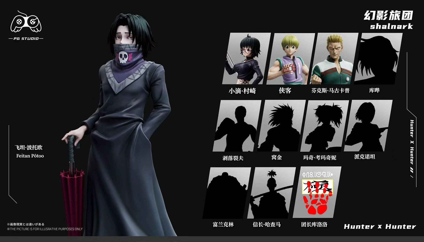 Hunter x Hunter ~ PG Studio ~ Feitan Portor & Phinks Magcub ~ Resin Statue - Santoryu Resins Collectors