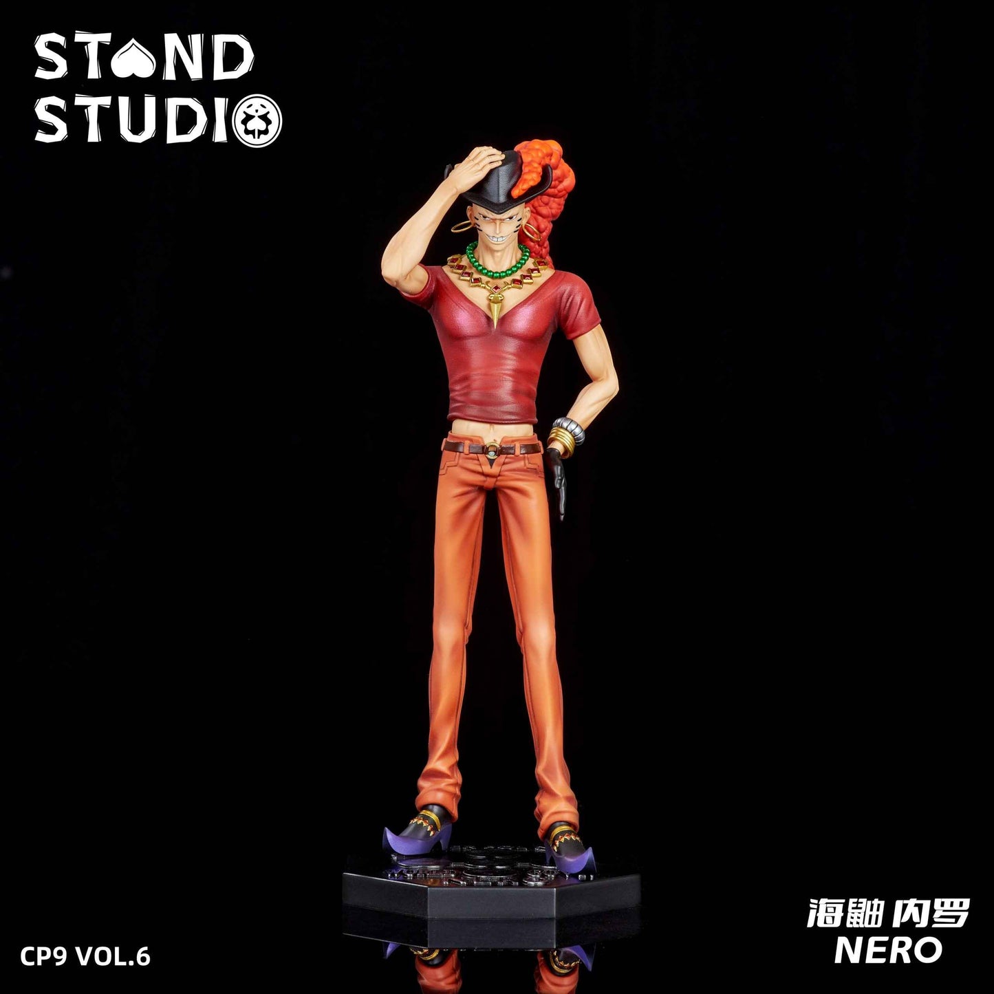 One Piece ~ Stand Studio ~ Nero "the Sea Weasel" CP9 ~ Resin Statue - Santoryu Resins Collectors