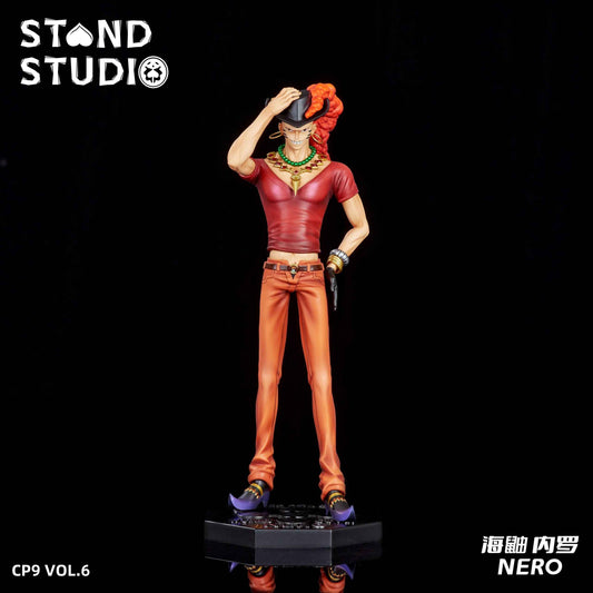One Piece ~ Stand Studio ~ Nero "the Sea Weasel" CP9 ~ Resin Statue - Santoryu Resins Collectors