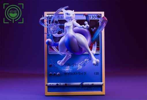 Pokémon ~ Geisha Studio ~ Mewtwo "Pokémon Card"~ Resin Statue - Santoryu Resins Collectors