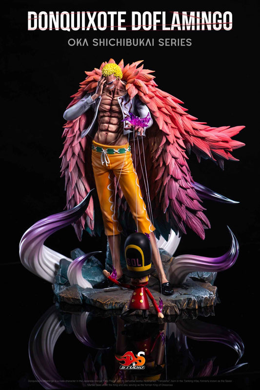 One Piece AS Studio Donquixote Doflamingo & Trafalgar D. Water Law Child Resin Statue - Santoryu Resins Collectors