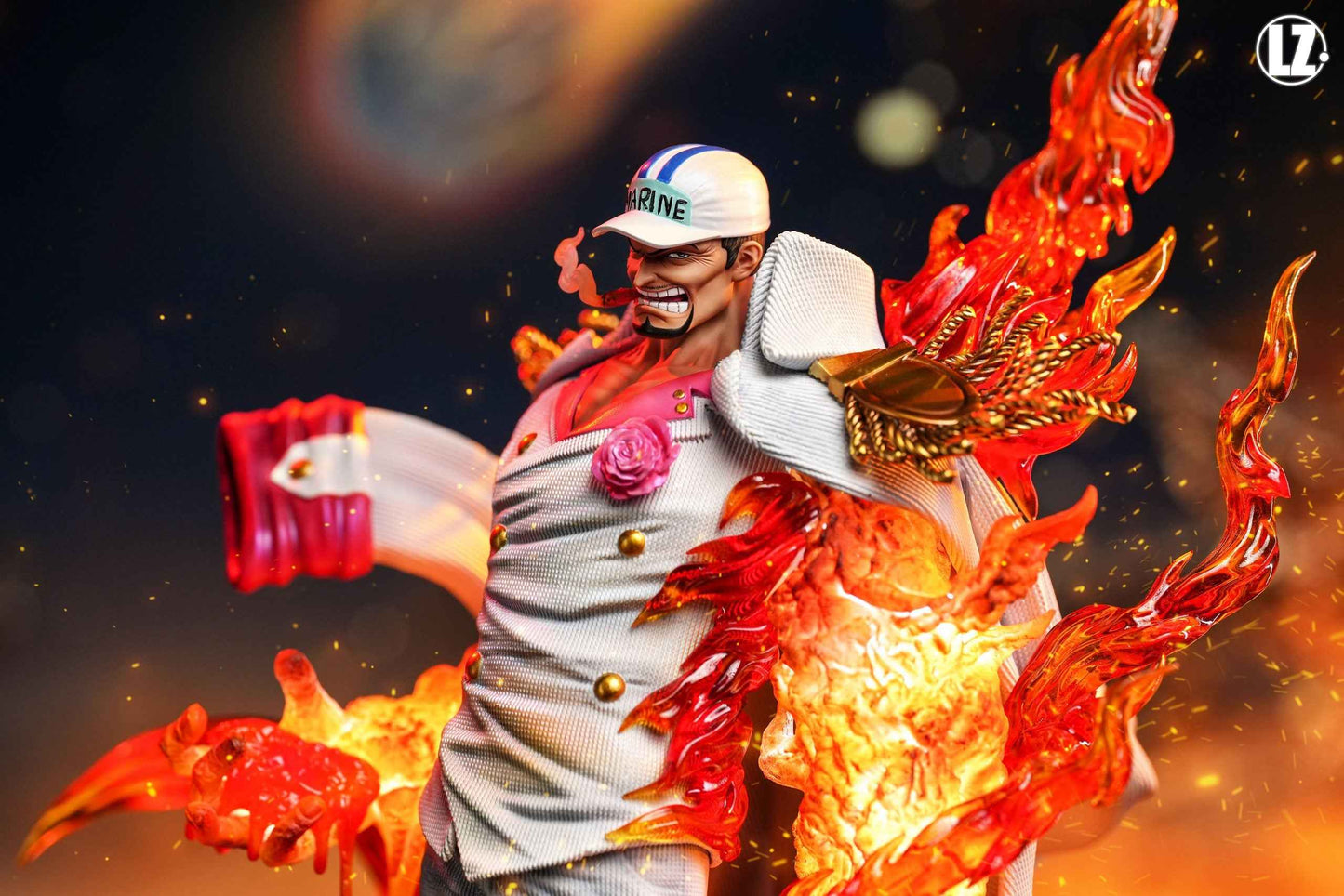 One Piece LZ Studio Akainu Sakazuki Resin Statue - Santoryu Resins Collectors
