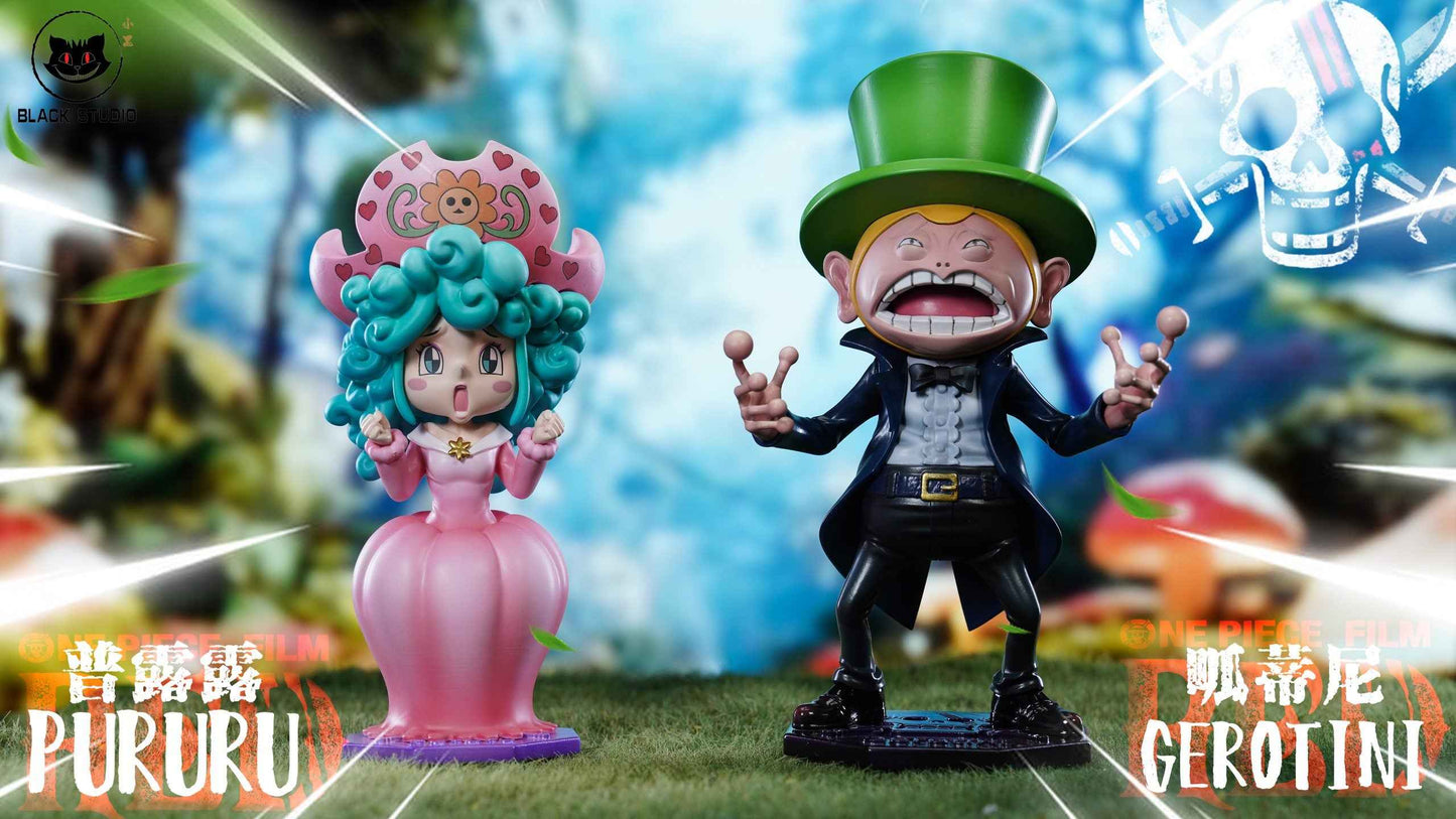One Piece ~ Black Studio ~ Pururu & Gerotini ~ Resin Statue - Santoryu Resins Collectors