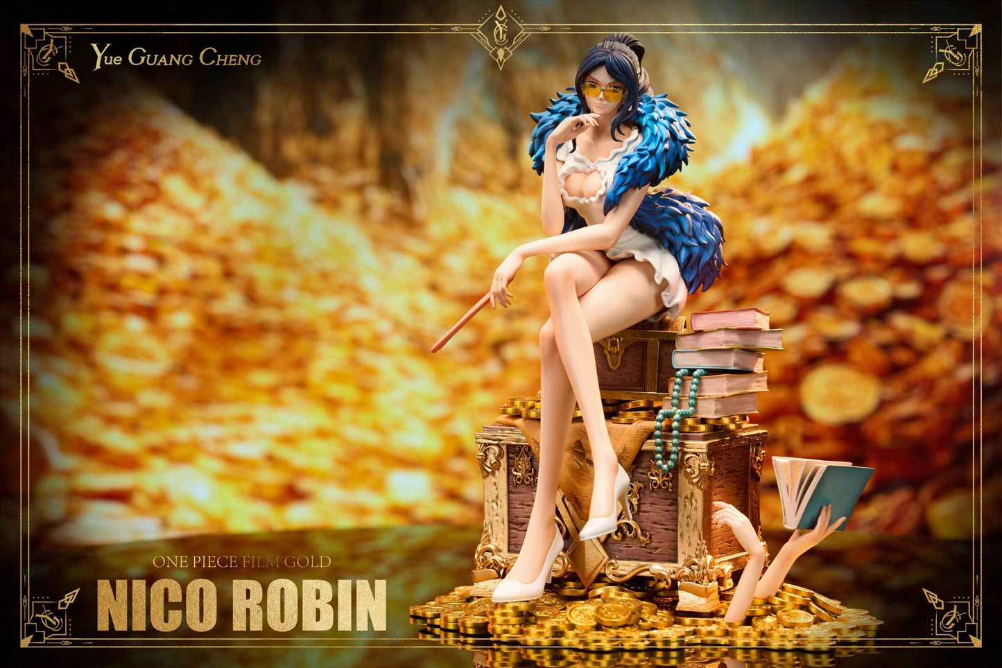 One Piece ~ Yue Guang Cheng Studio ~ Nico Robin "Film: Gold" ~ Resin Statue - Santoryu Resins Collectors