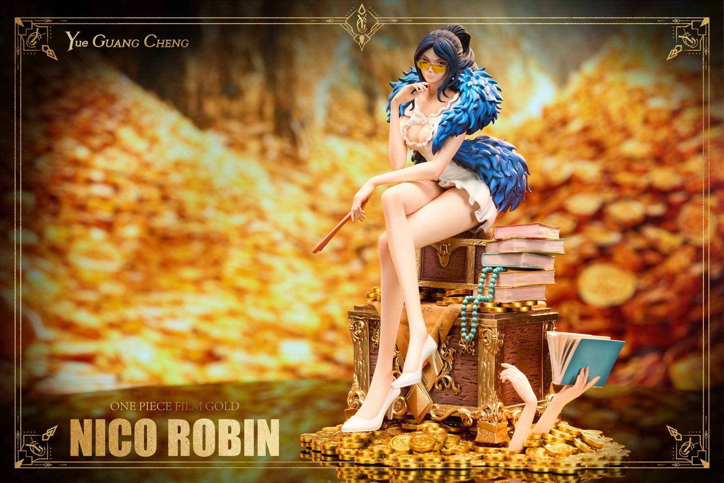 One Piece ~ Yue Guang Cheng Studio ~ Nico Robin "Film: Gold" ~ Resin Statue - Santoryu Resins Collectors