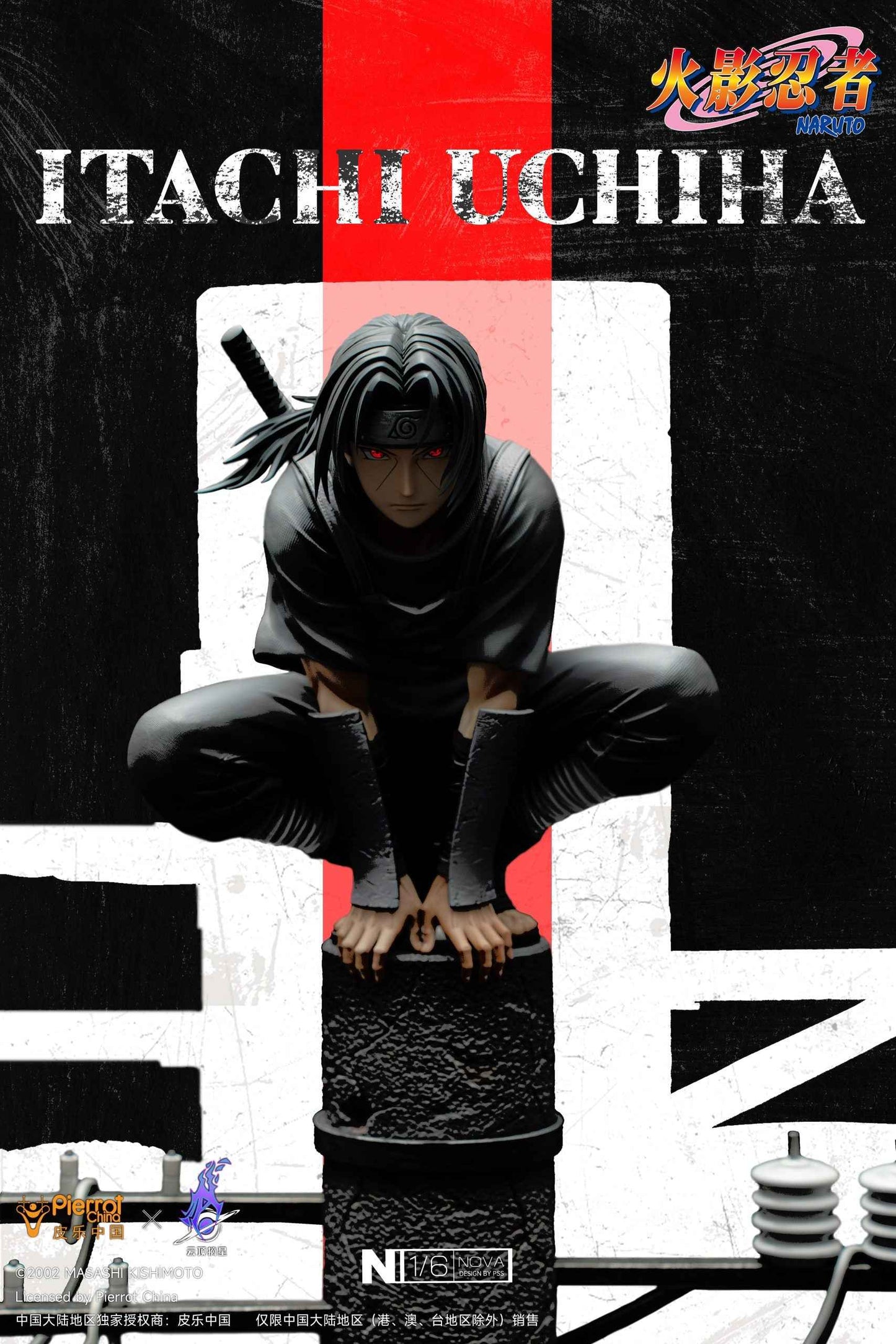 Naruto Shippuden ~ Pickstar Studio ~ Itachi Uchiha Anbu ~ Licensed Resin Statue - Santoryu Resins Collectors