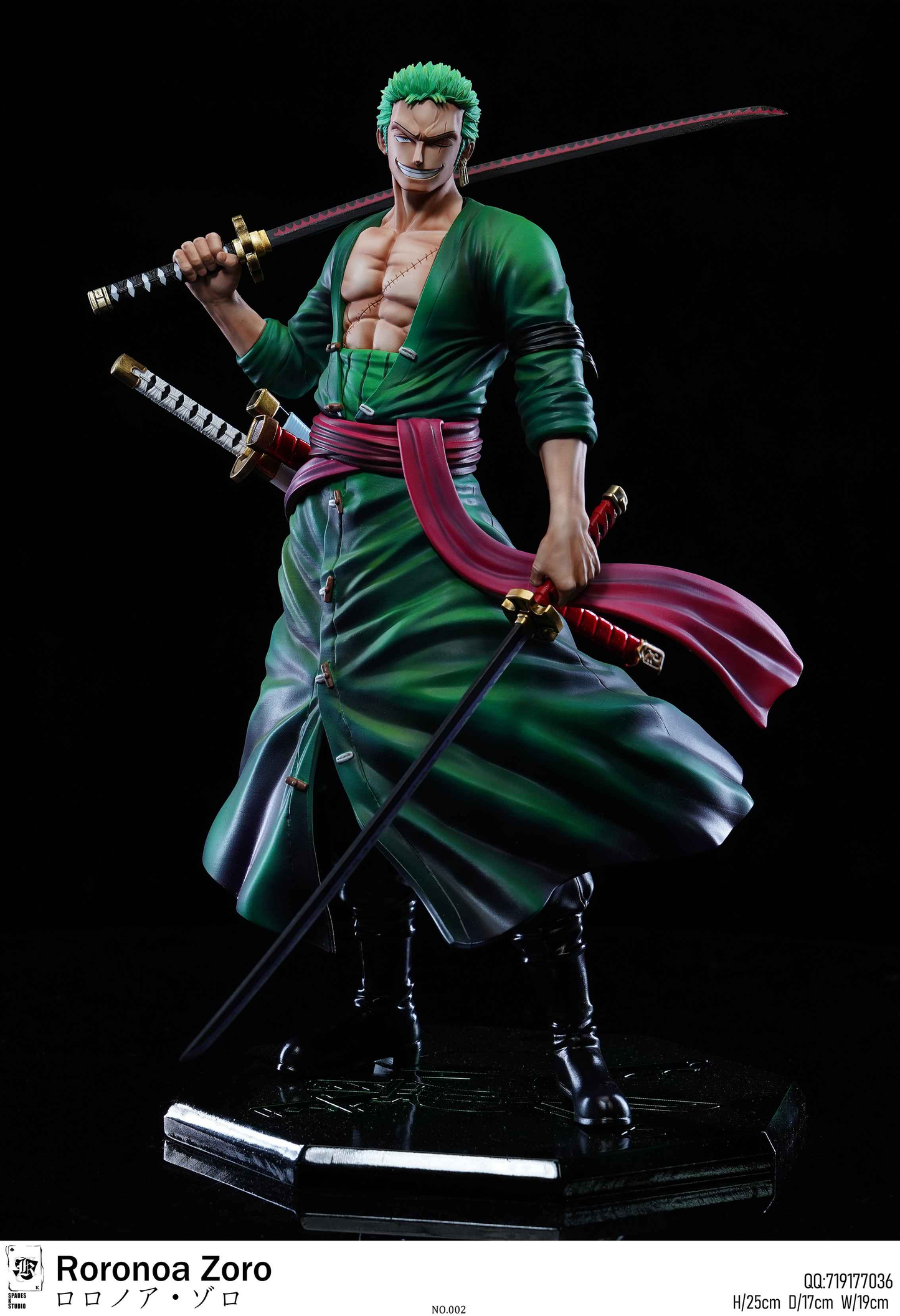 One Piece SPADES K SPK Studio Roronoa Zoro Resin Statue - Santoryu Resins Collectors