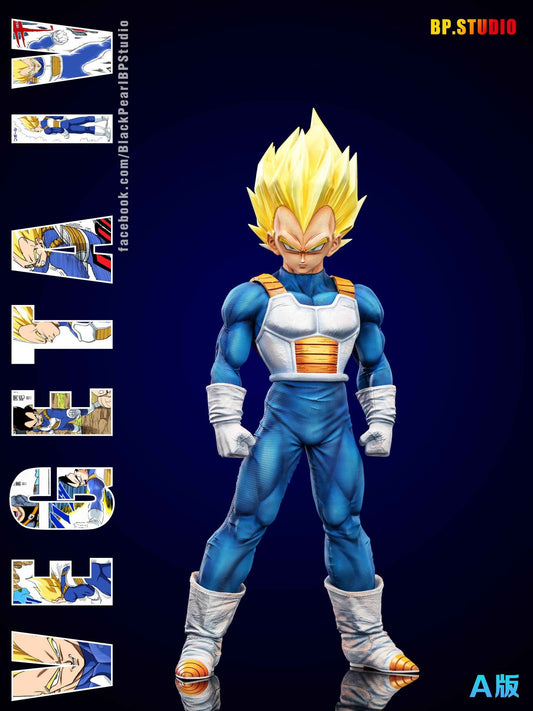 Dragon Ball ~ Black Pearl BP Studio ~ Vegeta "Androids Saga" ~ Resin Statue - Santoryu Resins Collectors