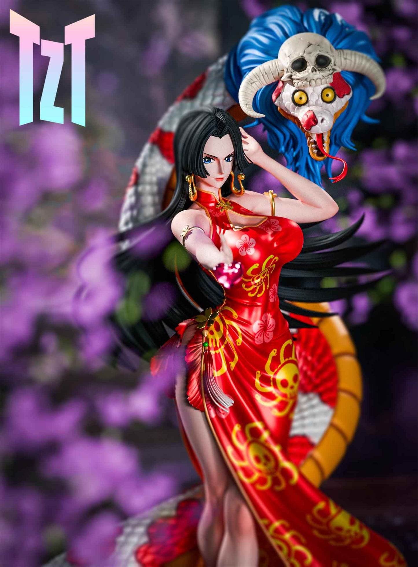One Piece ~ TZT Studio ~ Boa Hancock The Snake Year Empress ~ Resin Statue - Santoryu Resins Collectors