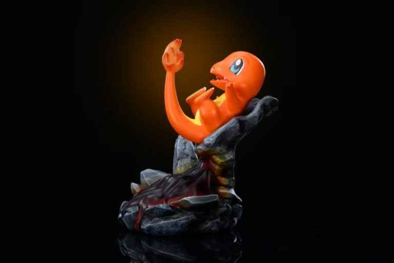 Pokémon ~ DREAM ELF Studio ~ Charmander Night Light ~ Resin Statue - Santoryu Resins Collectors