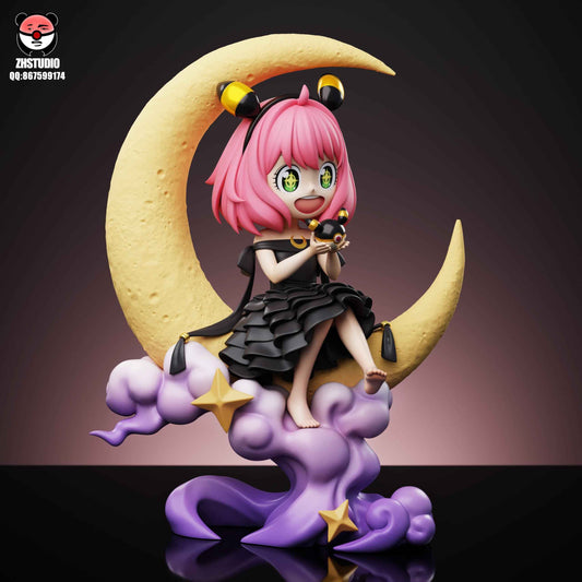 Spy X Family ~ ZH Studio ~  Anya Forger Cosplay Pokémon Umbreon Valentine's Day Limited ~ Resin Statue - Santoryu Resins Collectors