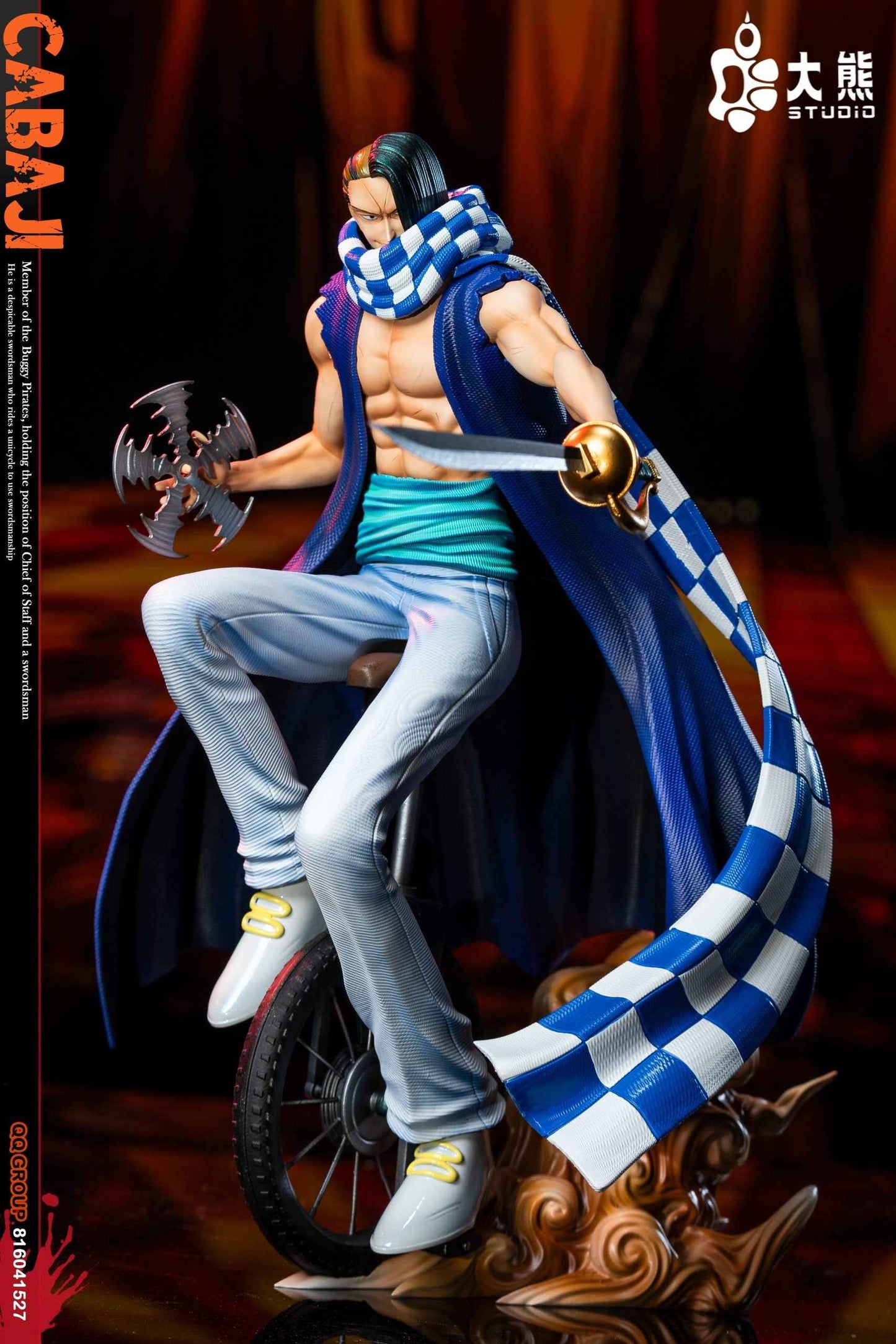 One Piece ~ DX Studio ~ Mohji x Cabaji ~ Resin Statue - Santoryu Resins Collectors