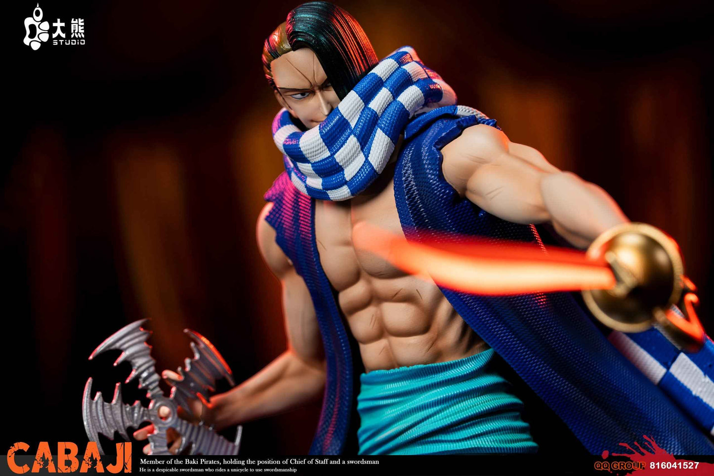 One Piece ~ DX Studio ~ Mohji x Cabaji ~ Resin Statue - Santoryu Resins Collectors